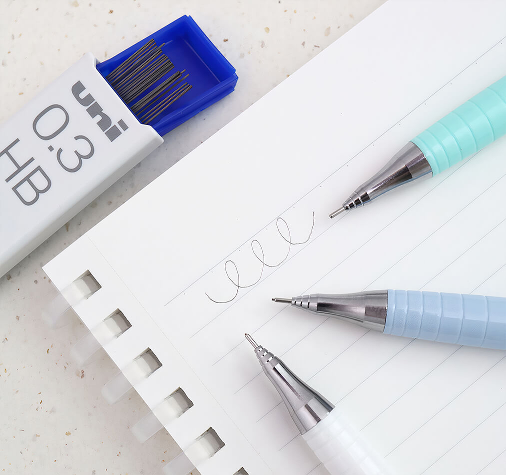 mikrotuzka pentel 0.3 orenz blue white foto (1)